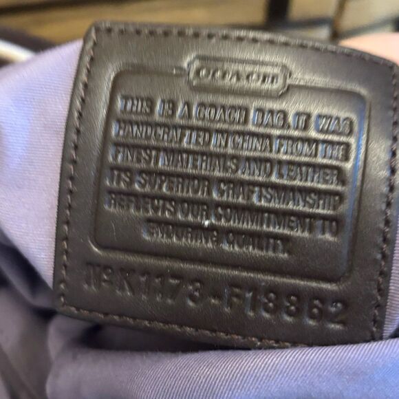 Coach Tan Signature Shoulder Bag - Picture 9 of 10